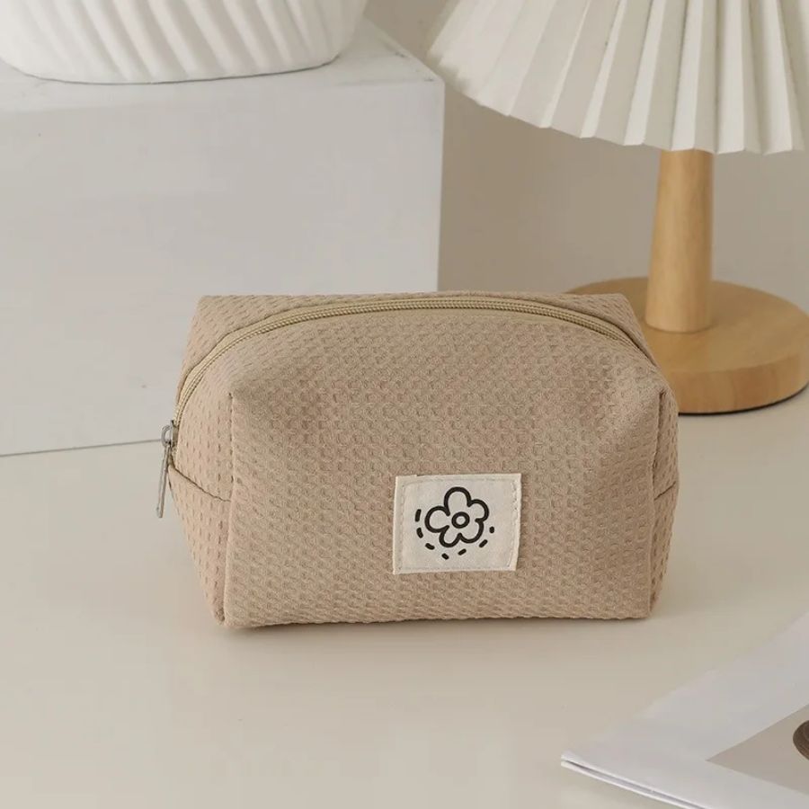 trousse de toilette pratique en gaze pour femme