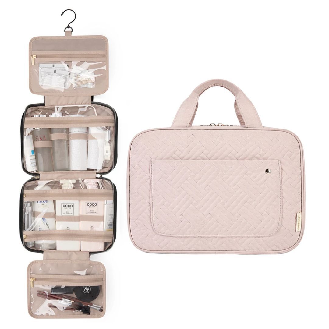 trousse de toilette compacte et pliable