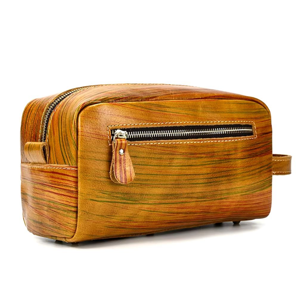 accessoire de toilette en cuir haut de gamme