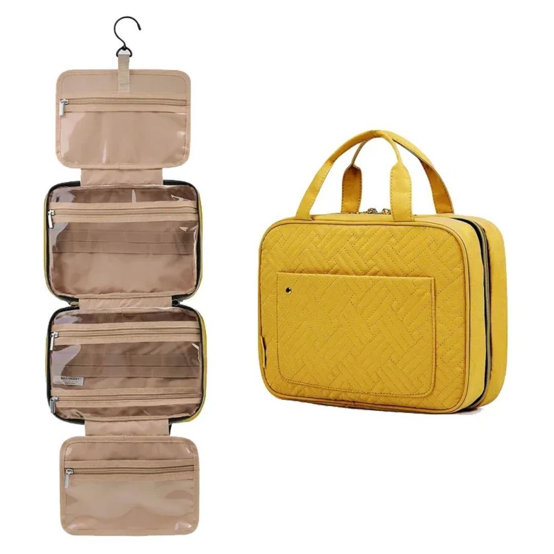 trousse de toilette avec crochets suspendus