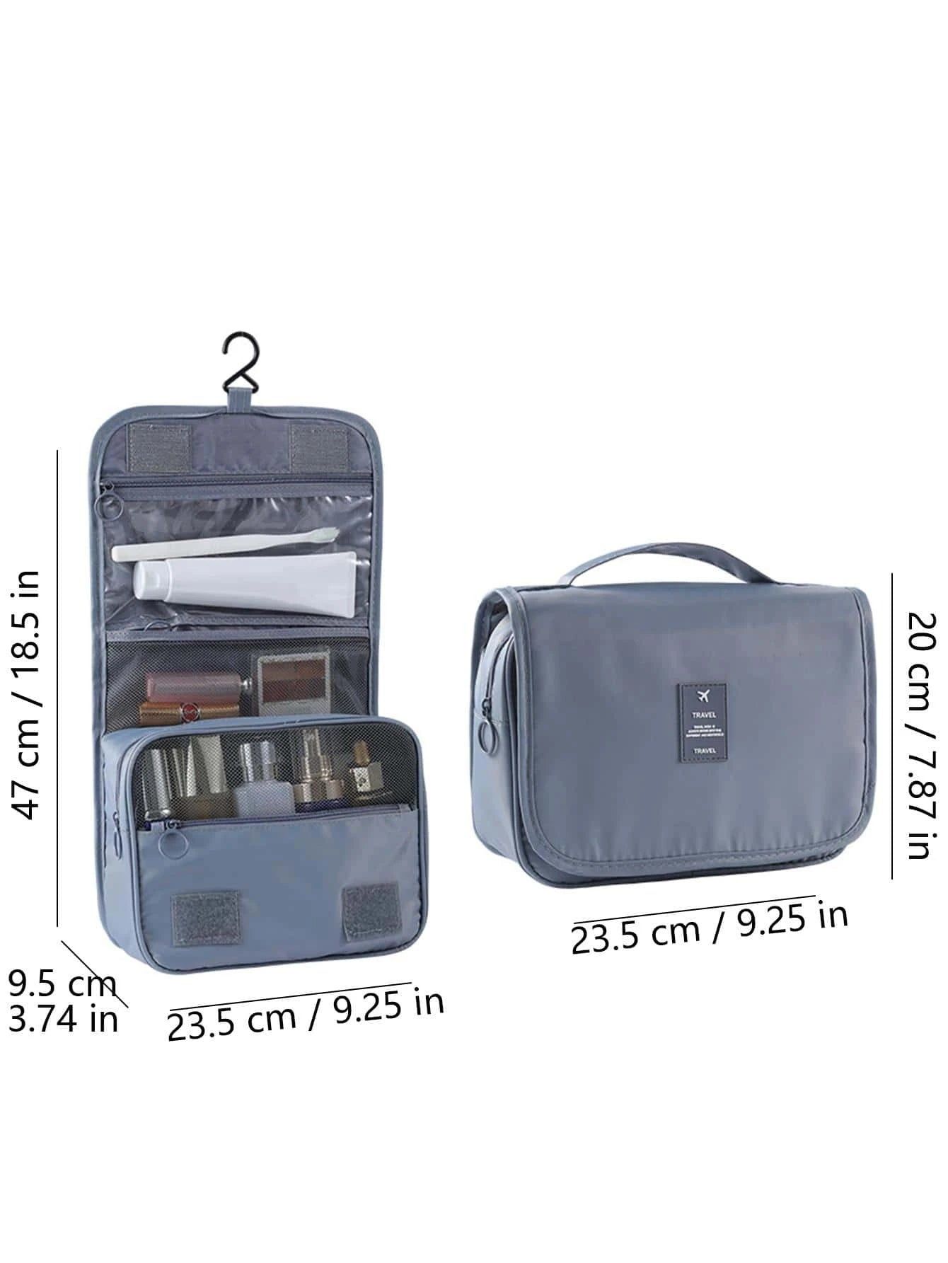 accessoire de voyage homme en gris
