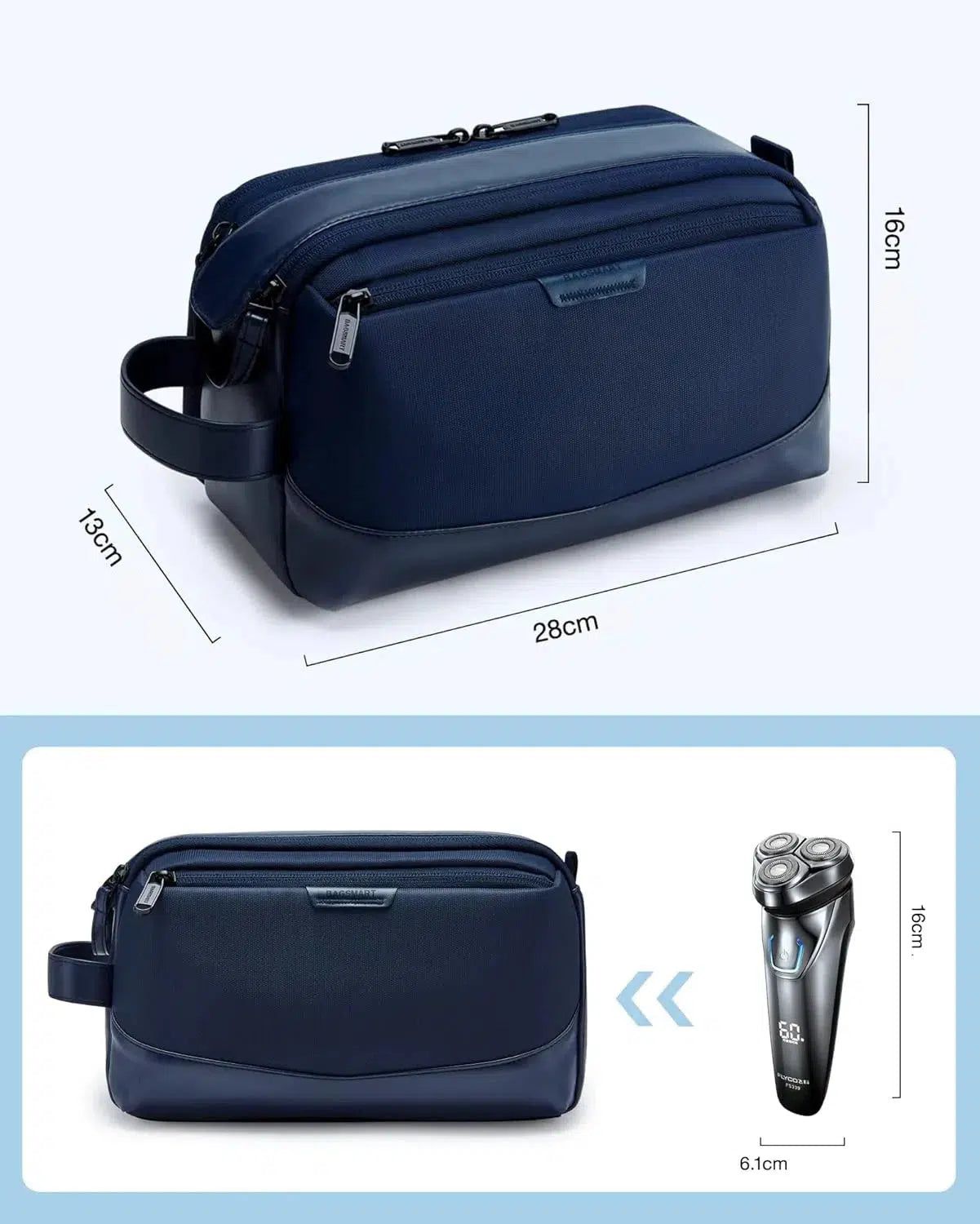trousse de toilette tendance pour homme