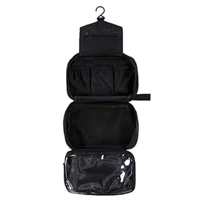 trousse de toilette noire pour homme