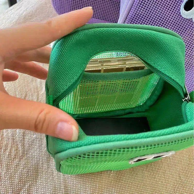 trousse de toilette enfant verte