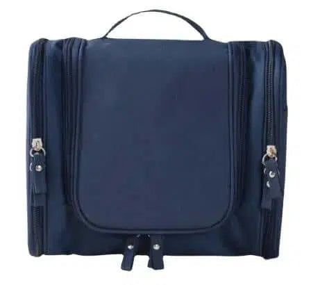 trousse de toilette suspendue couleur bleue pour homme