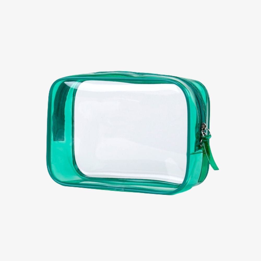 organisateur de toilette en plastique transparent