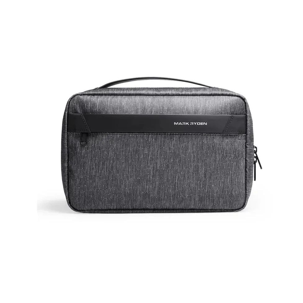 accessoire de voyage élégant trousse grise