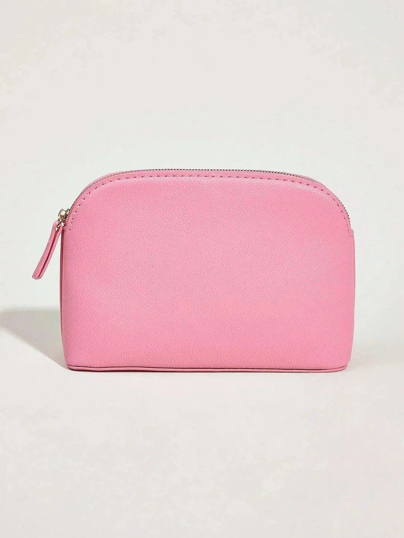 trousse design rose en cuir tendance