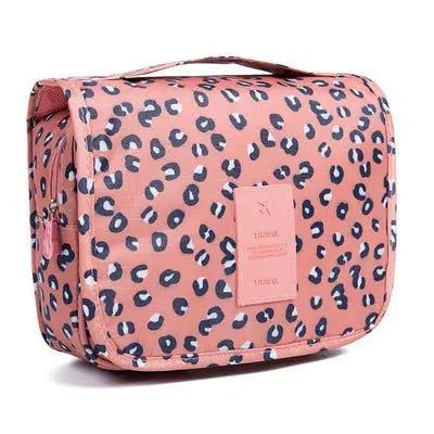 Trousse De Toilette Rose Léopard Voyage Femme
