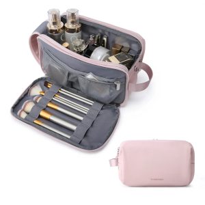 trousse de toilette rose tendance femme