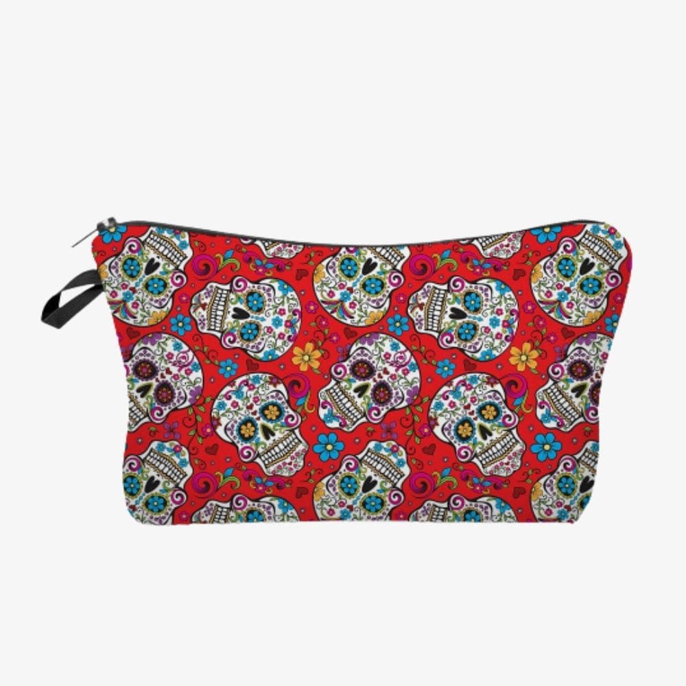 Trousse de toilette Rouge – Tête de mort