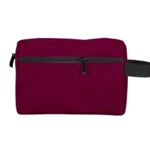 trousse de toilette rouge voyage homme