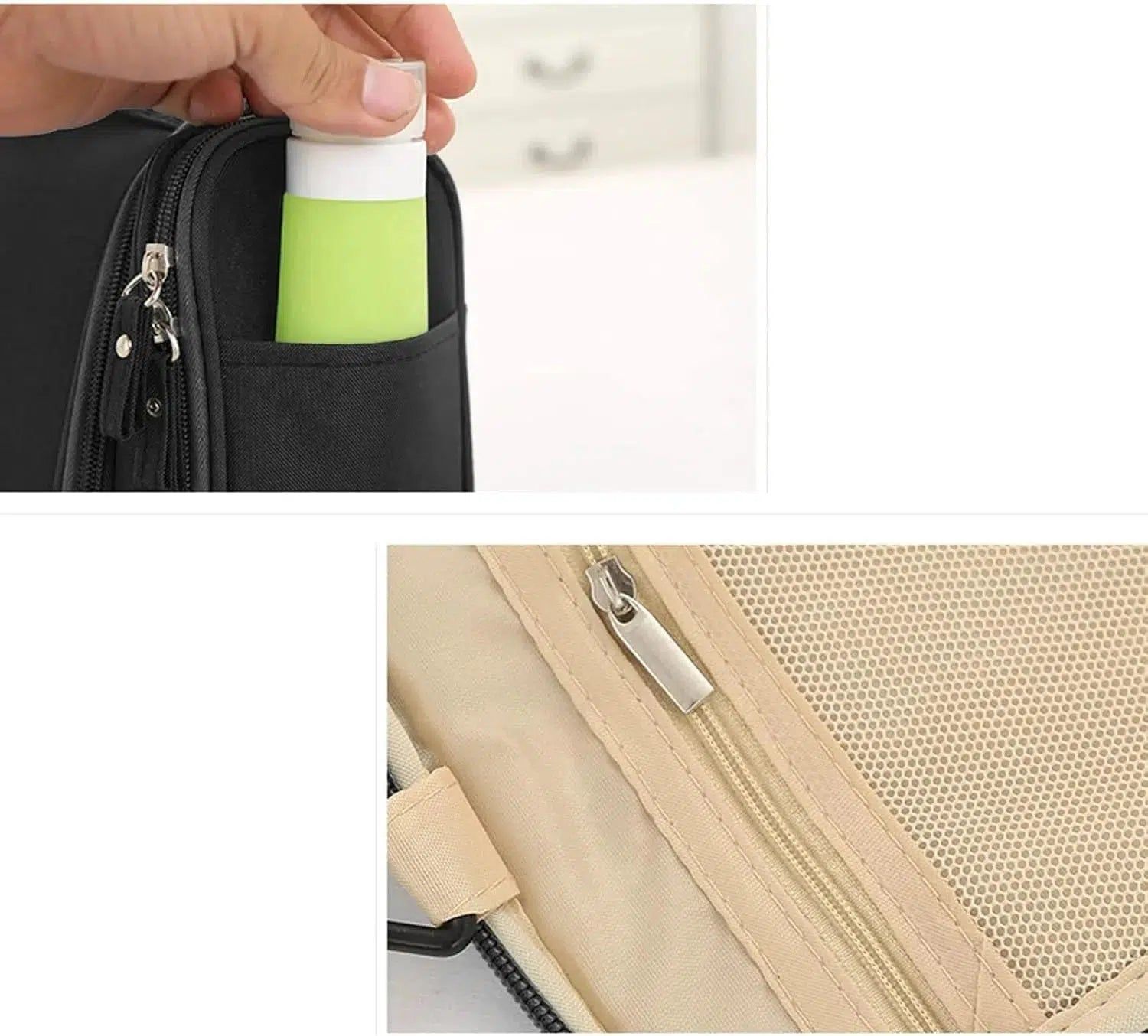 organisateur de voyage en noir pour homme