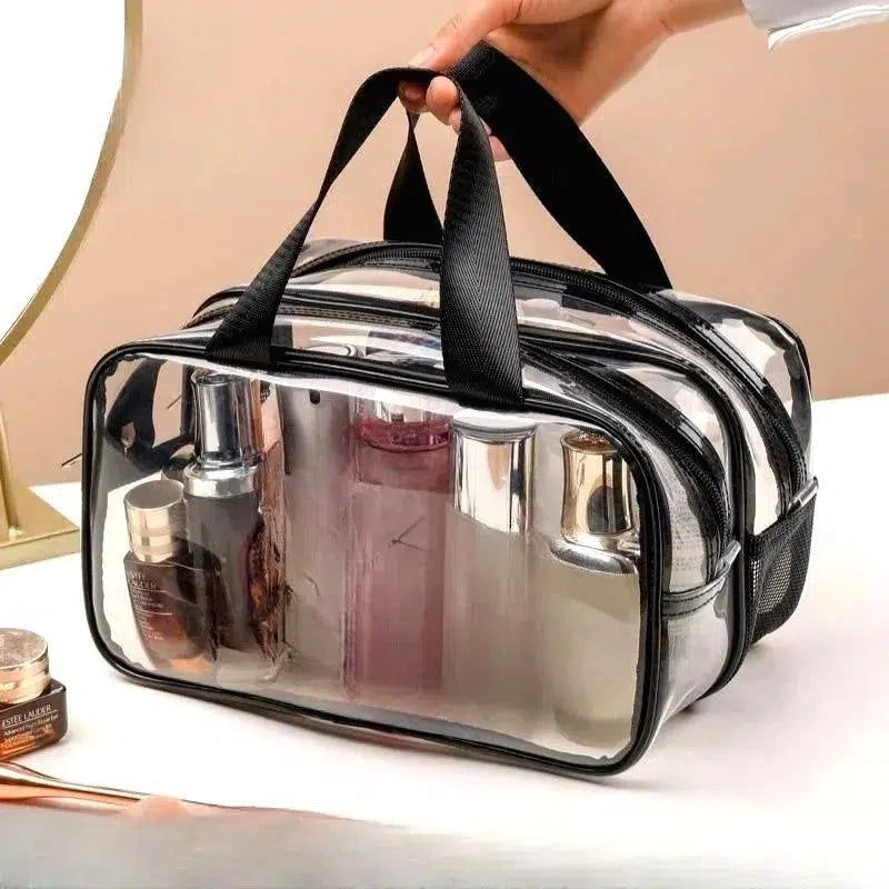 trousse de toilette transparente femme