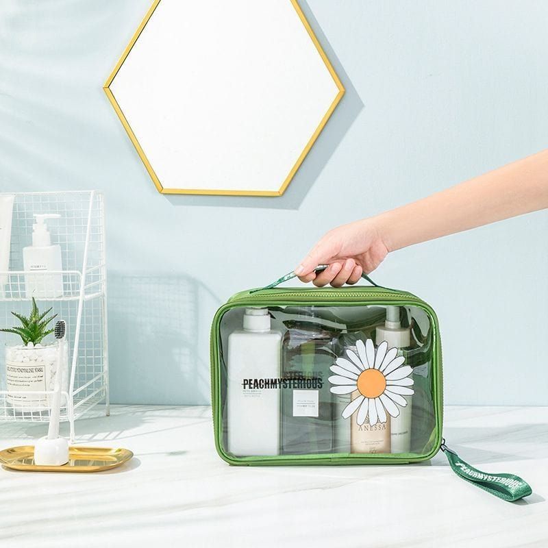 Trousse de toilette Transparente – Marguerite