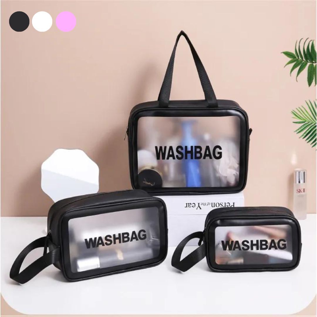 Trousse de toilette Transparente – WashBag