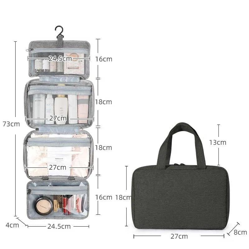 trousse de voyage pratique avec crochet