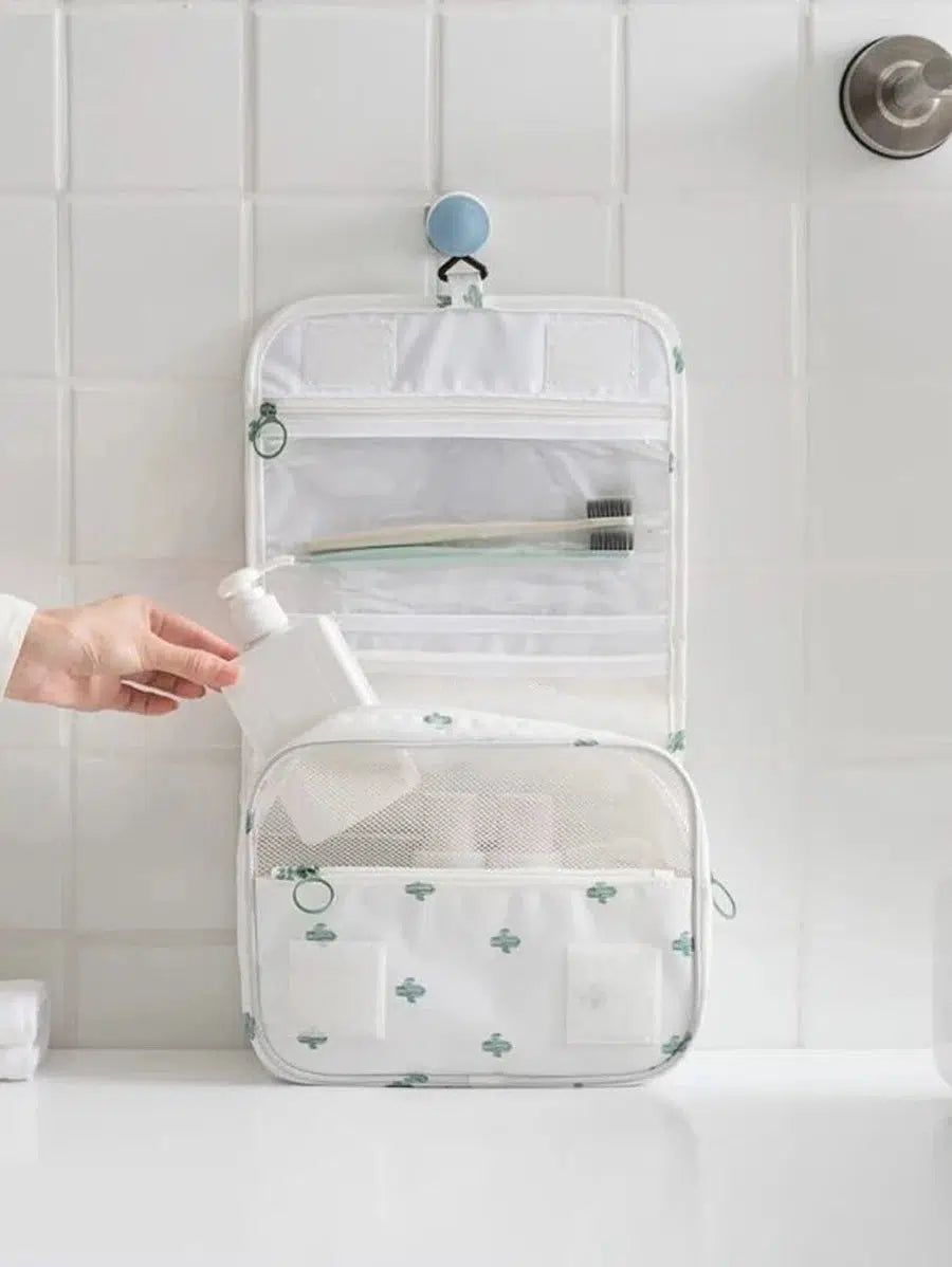 trousse cosmétique femme design cactus