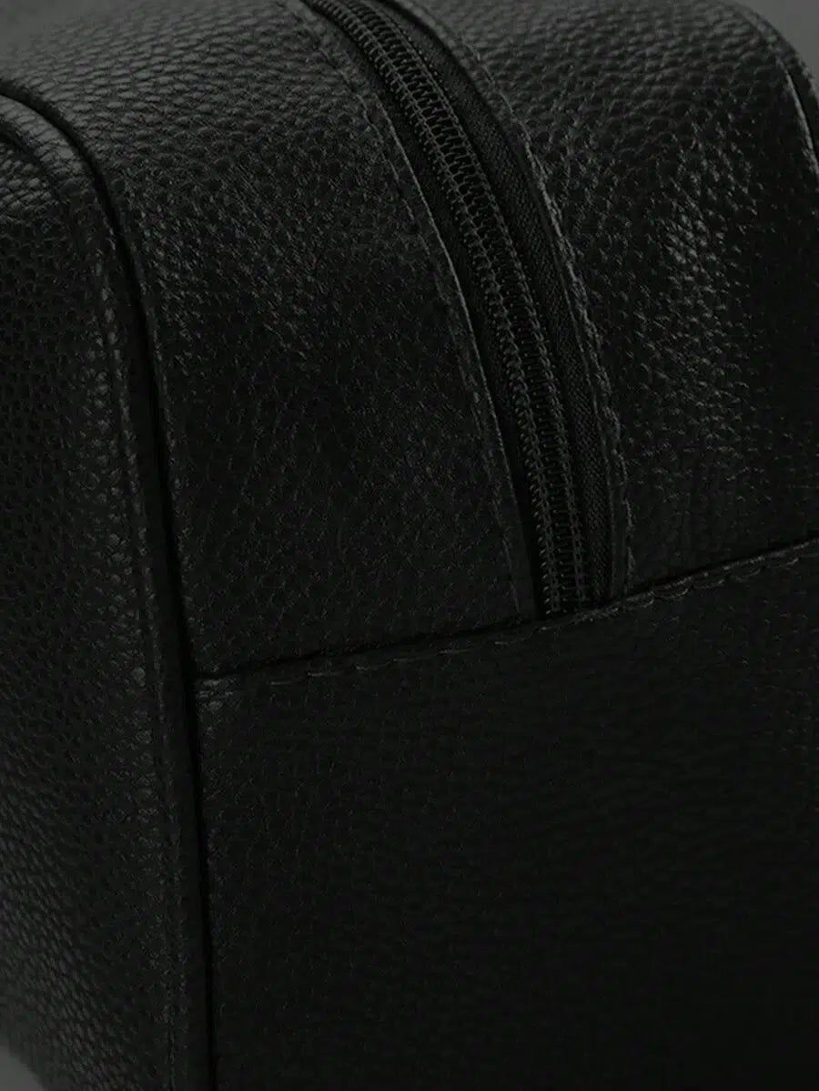 trousse de voyage en cuir pour homme