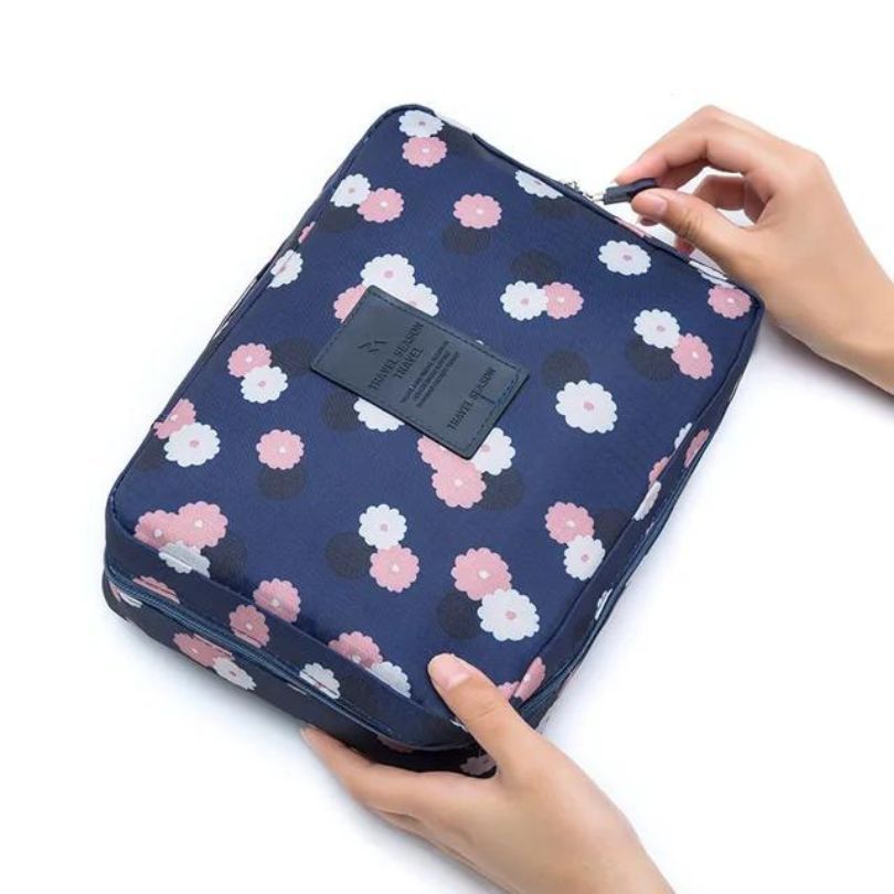 trousse de voyage lavable avec compartiments