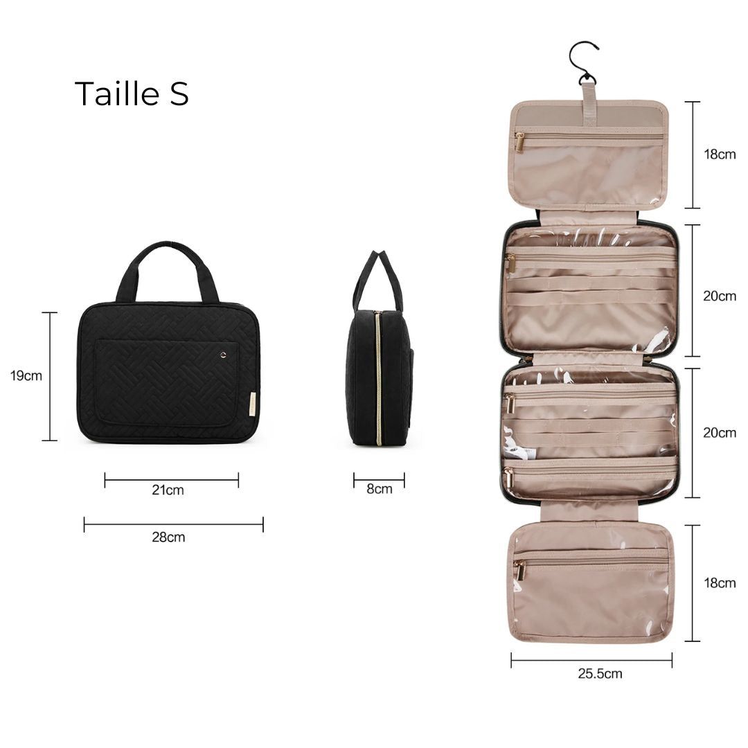 trousse de toilette portable à accrocher