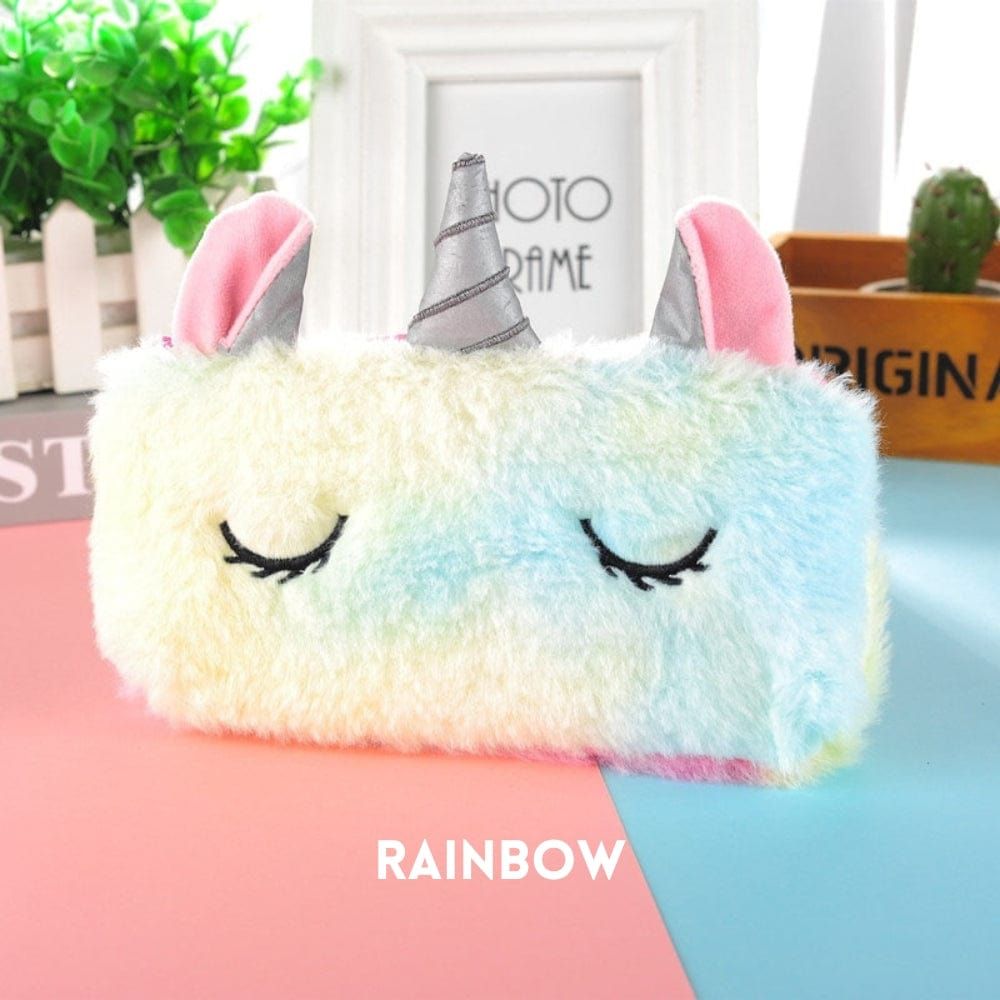 trousse de maquillage licorne joyeuse