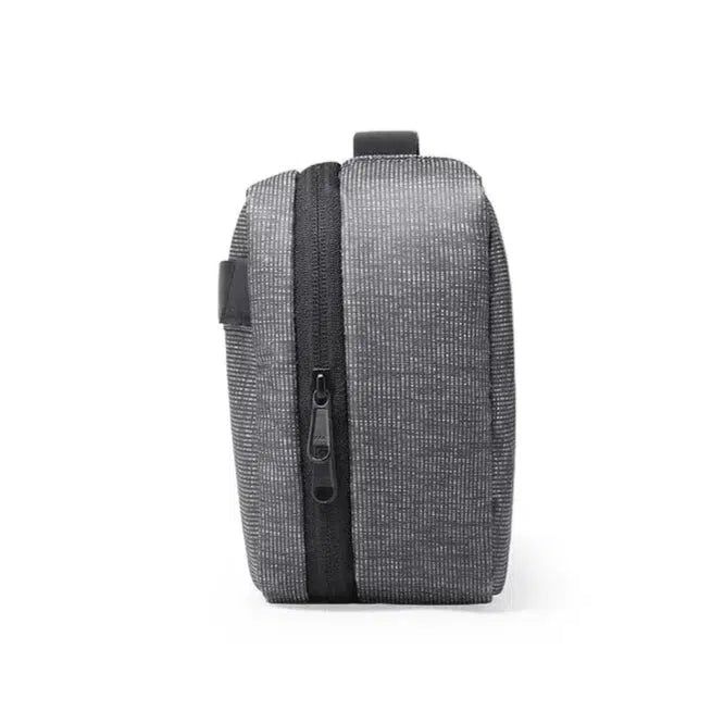 trousse de voyage homme en toile grise