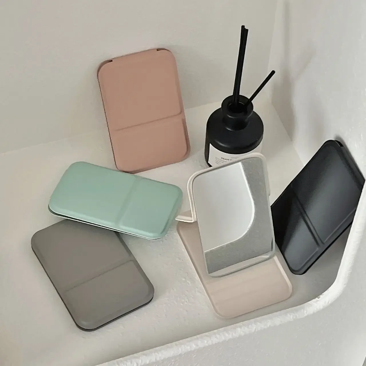 Miroir De Poche Rectangulaire Pliable Pour Maquillage – Image 5