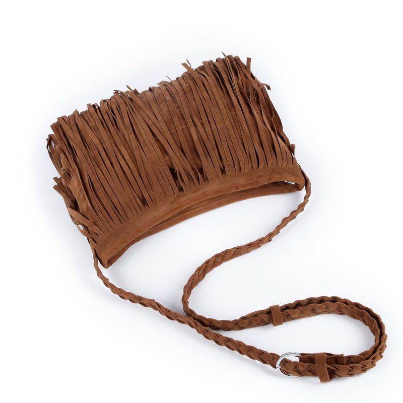 Sac Bandoulière Voyage Femme Bohême à Frange – Image 5