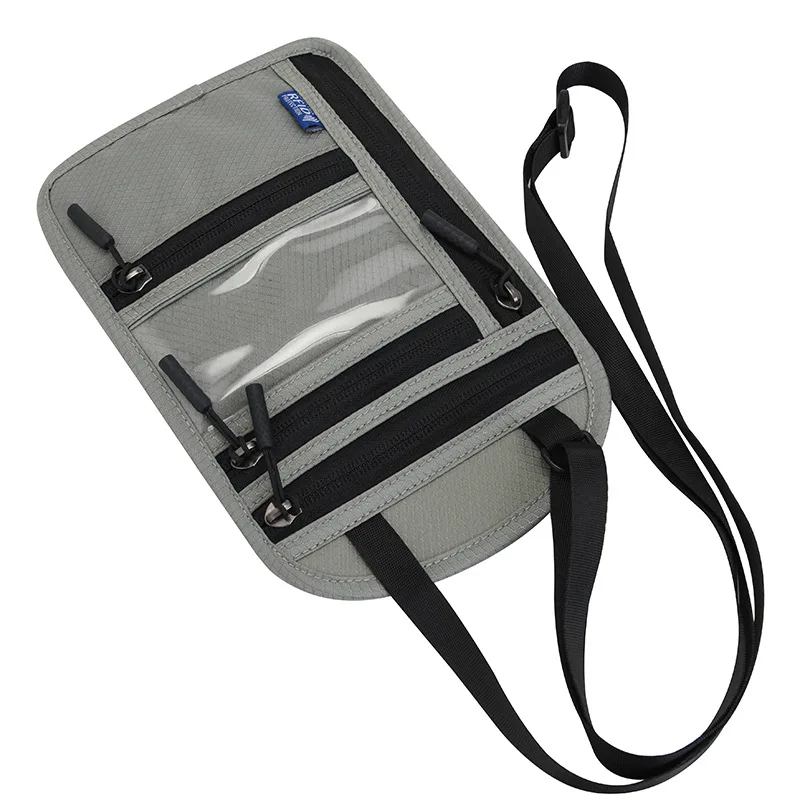 Pochette Tour de Cou Voyage pour Billets et Documents RFID – Image 3