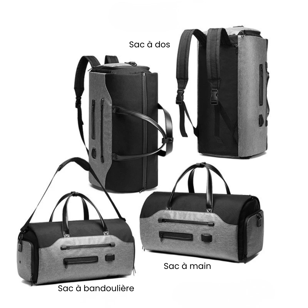 Sac de Voyage Porte-Costume Homme avec Compartiment Chaussures – Image 4