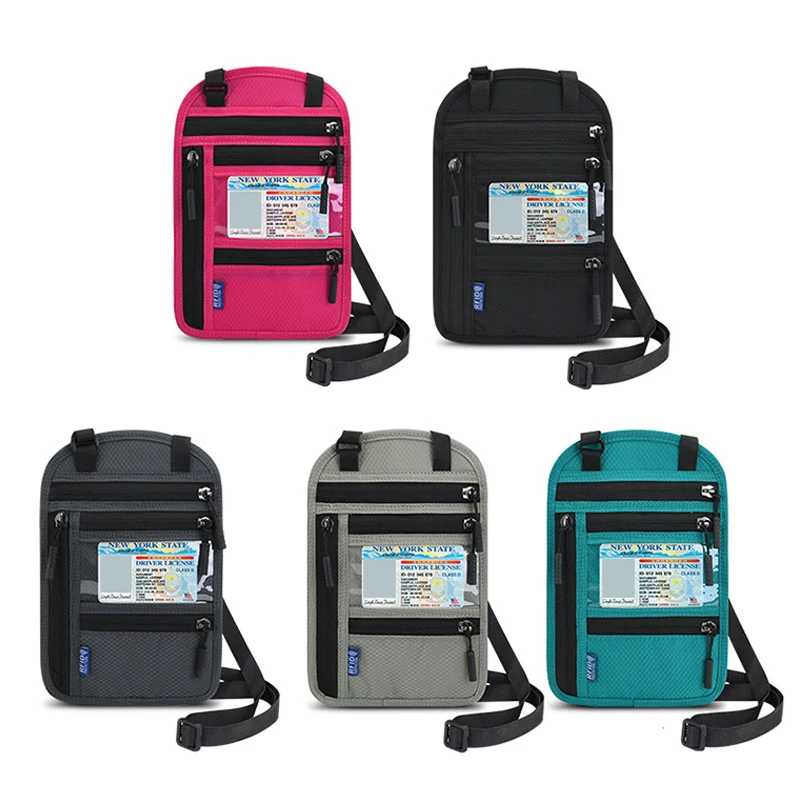 Pochette Tour de Cou Voyage pour Billets et Documents RFID – Image 5