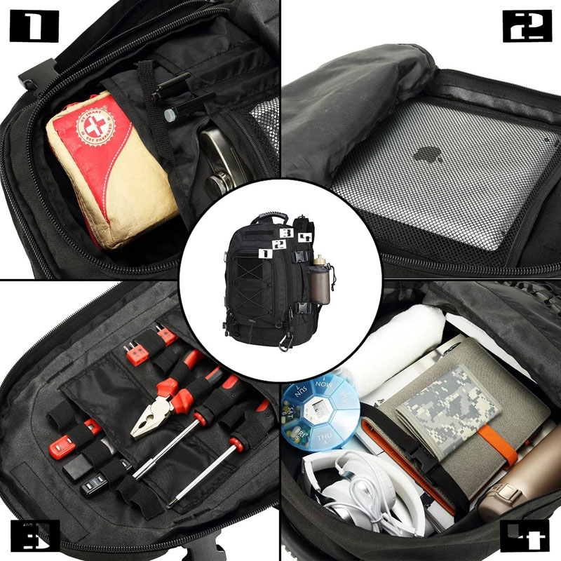 Sac à Dos Militaire 60L Tactique – Image 2