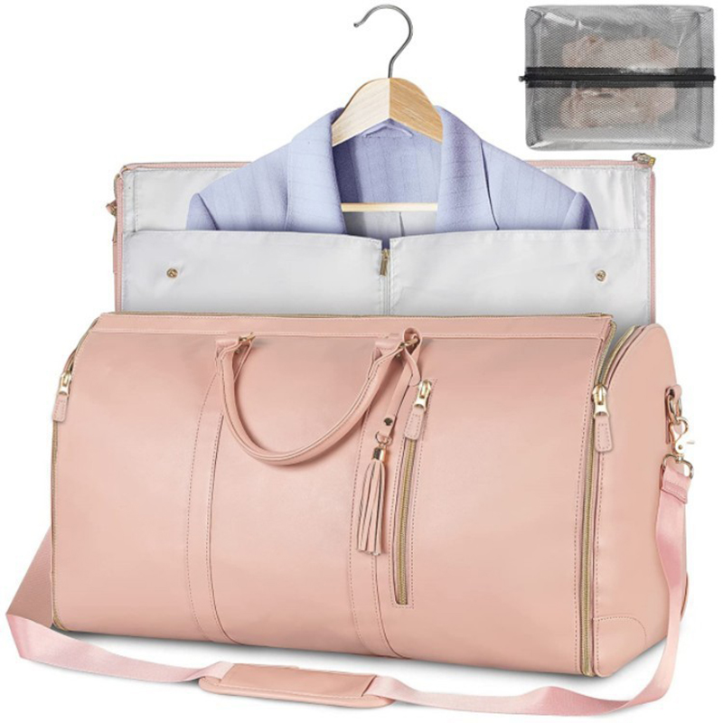 Sac de voyage femme cuir avec rangement – Image 10