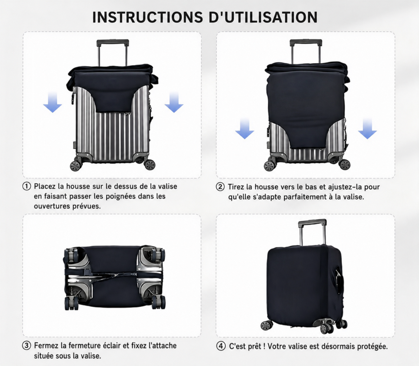 Housse de Valise Bulldog Français Gentil – Image 2