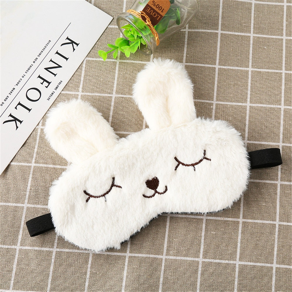 masque de nuit enfant lapin