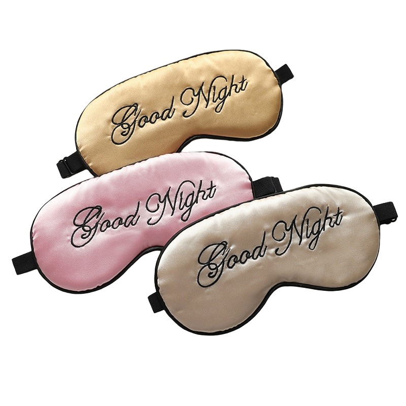 masque de nuit femme en soie