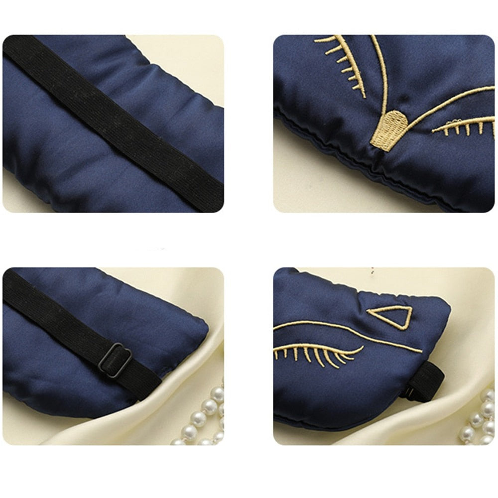 élégant masque de sommeil renard