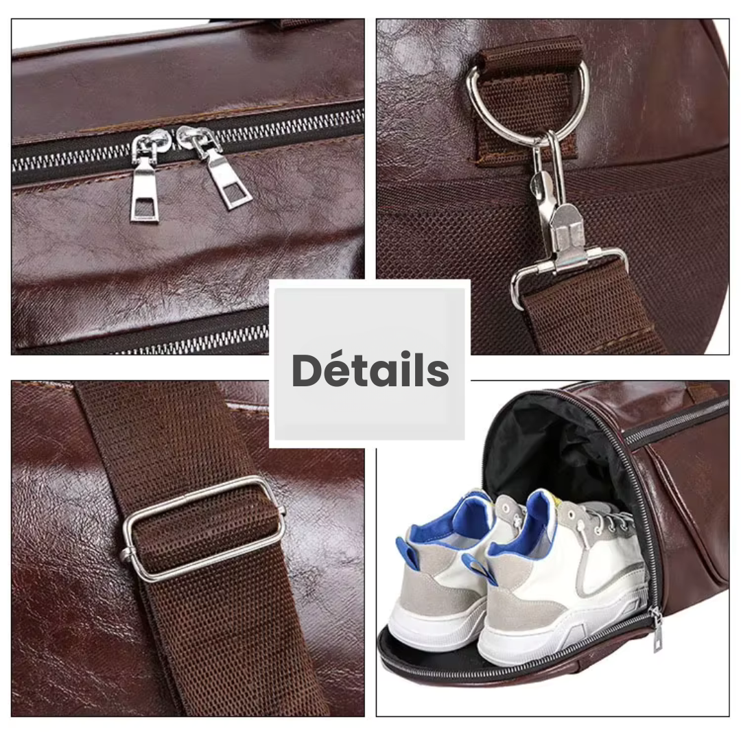 Sac de Sport Voyage Vintage – Image 7