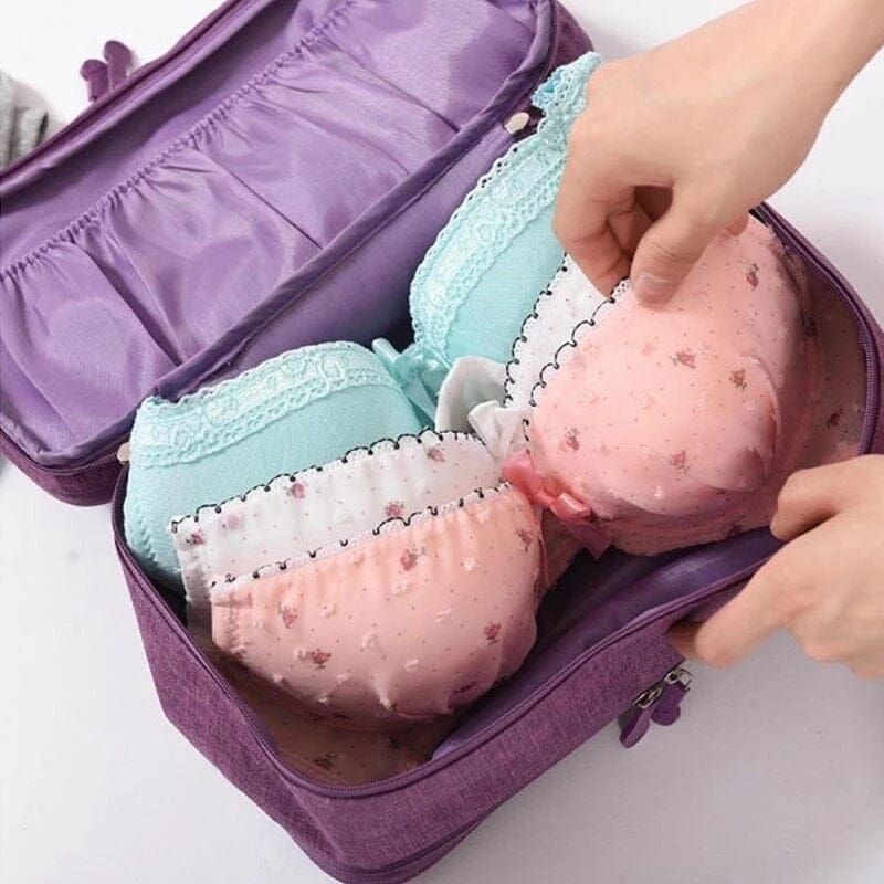 accessoire de rangement sous-vêtements violet