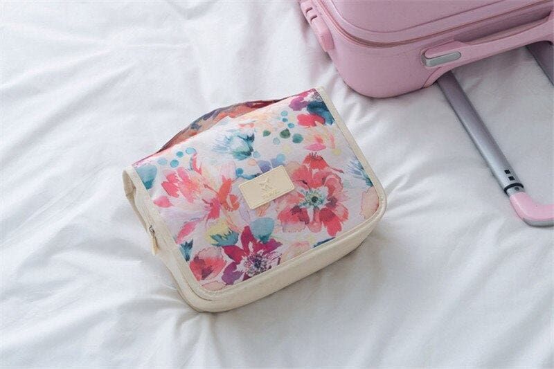 accessoire de salle de bain fleurs éclatantes