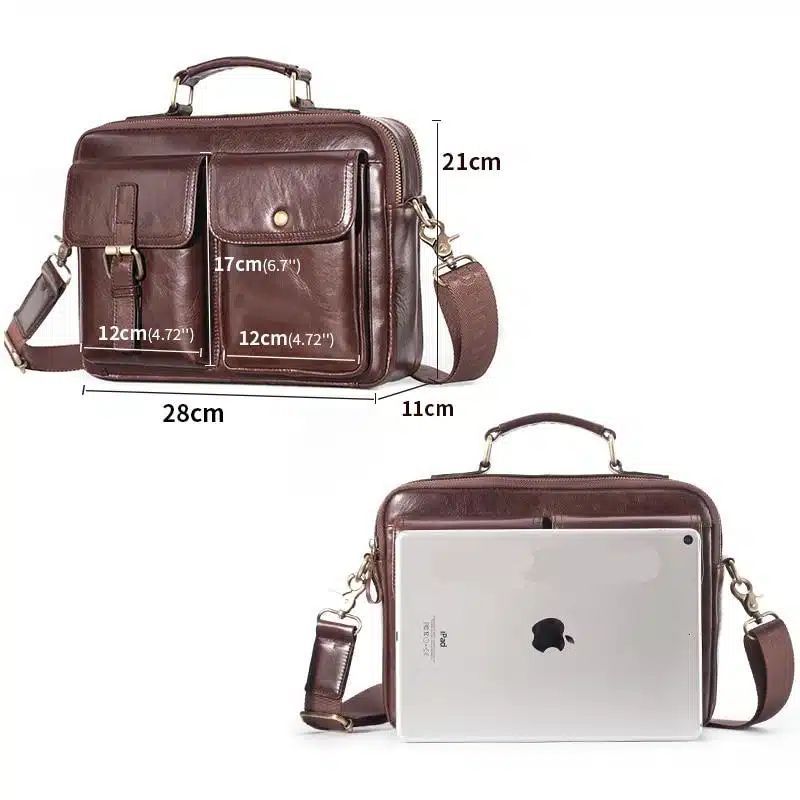 accessoire de voyage en cuir pour homme