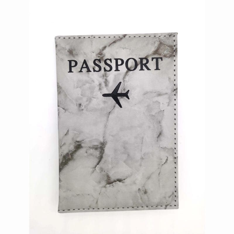 accessoire de voyage en marbre pour passeport