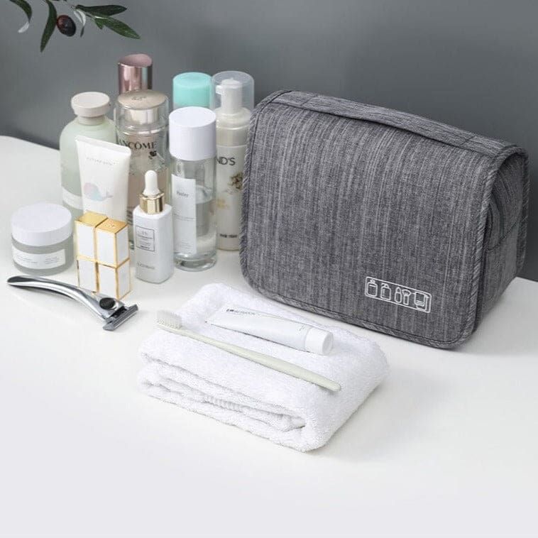 accessoire de voyage suspendu gris