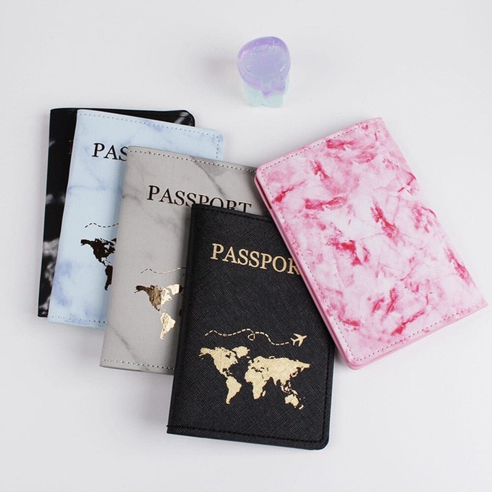 accessoire passeport marbré