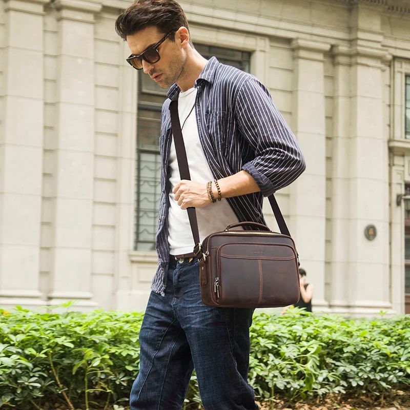 accessoire vintage en cuir pour homme