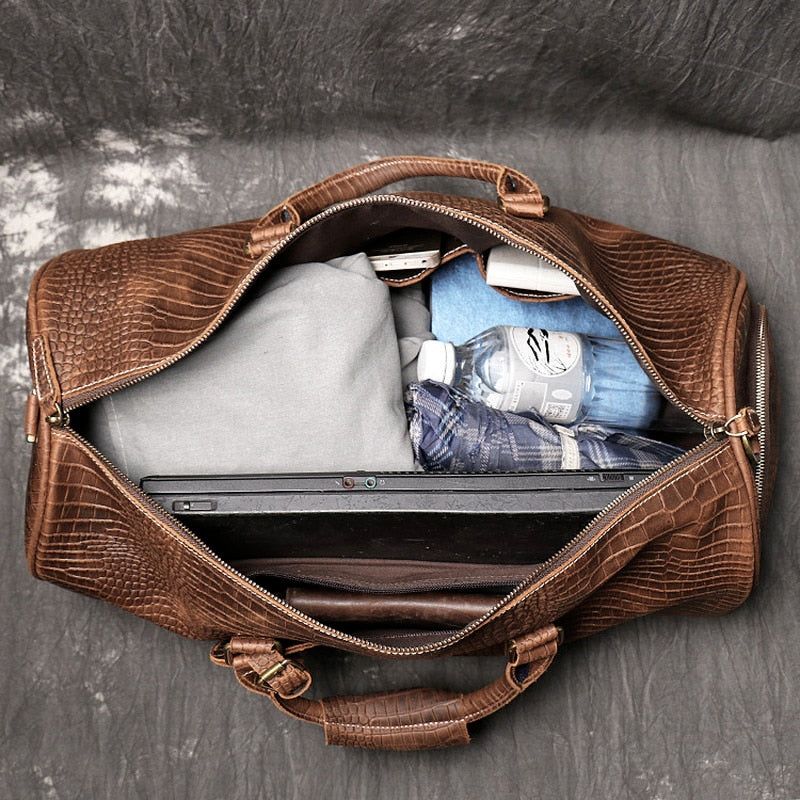 bagage en cuir pour cabine d'avion