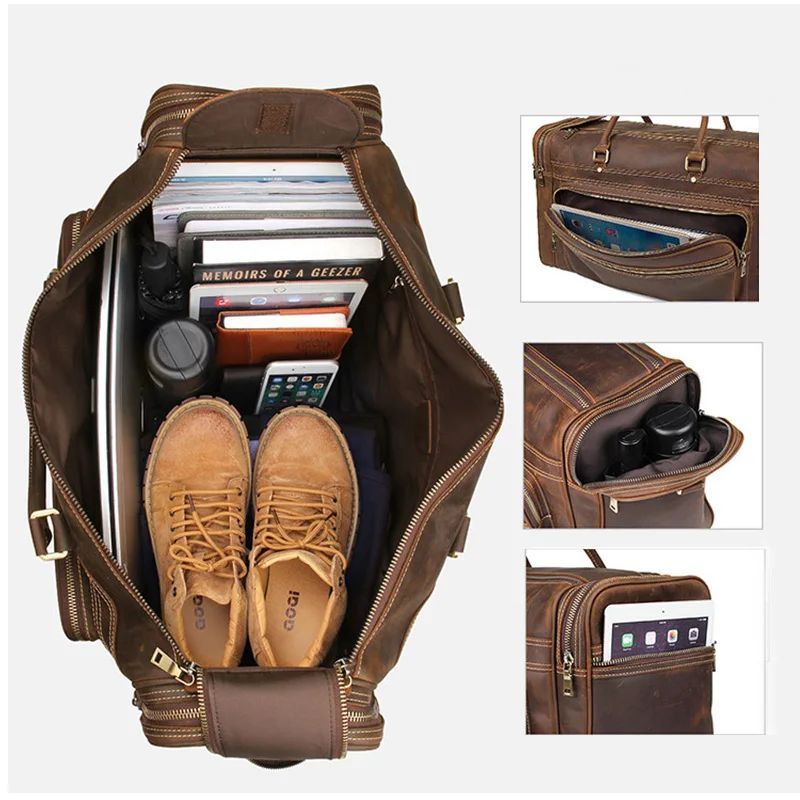 bagage en cuir pour homme