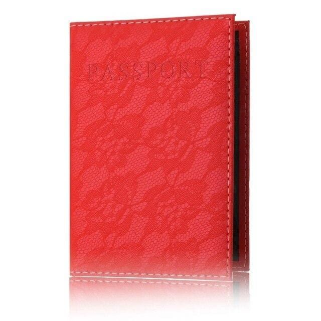 coque passeport en dentelle raffinée