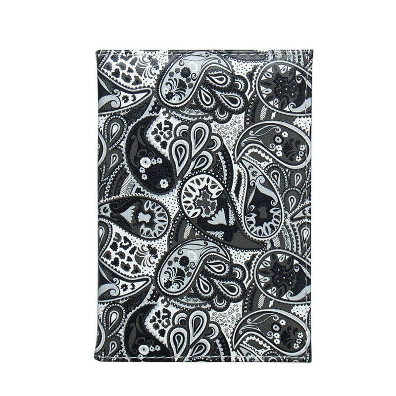 étui à passeport design paisley